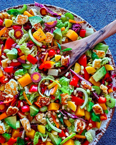 Rainbow Crunch Salad